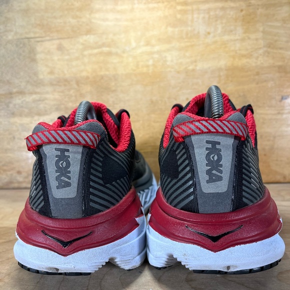 Hoka One One Bondi 5 Mens Size 10 Wide Running Shoes Sneakers Black Gray - Picture 4 of 9